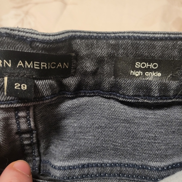 Modern American size 29 jeans faded black - Picture 3 of 3